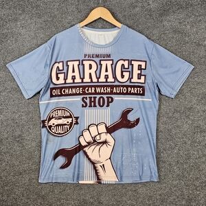 🏁 VINTAGE VIBE Premium Garage Oil Change Mechanic Dri-Fit Tee 🚗